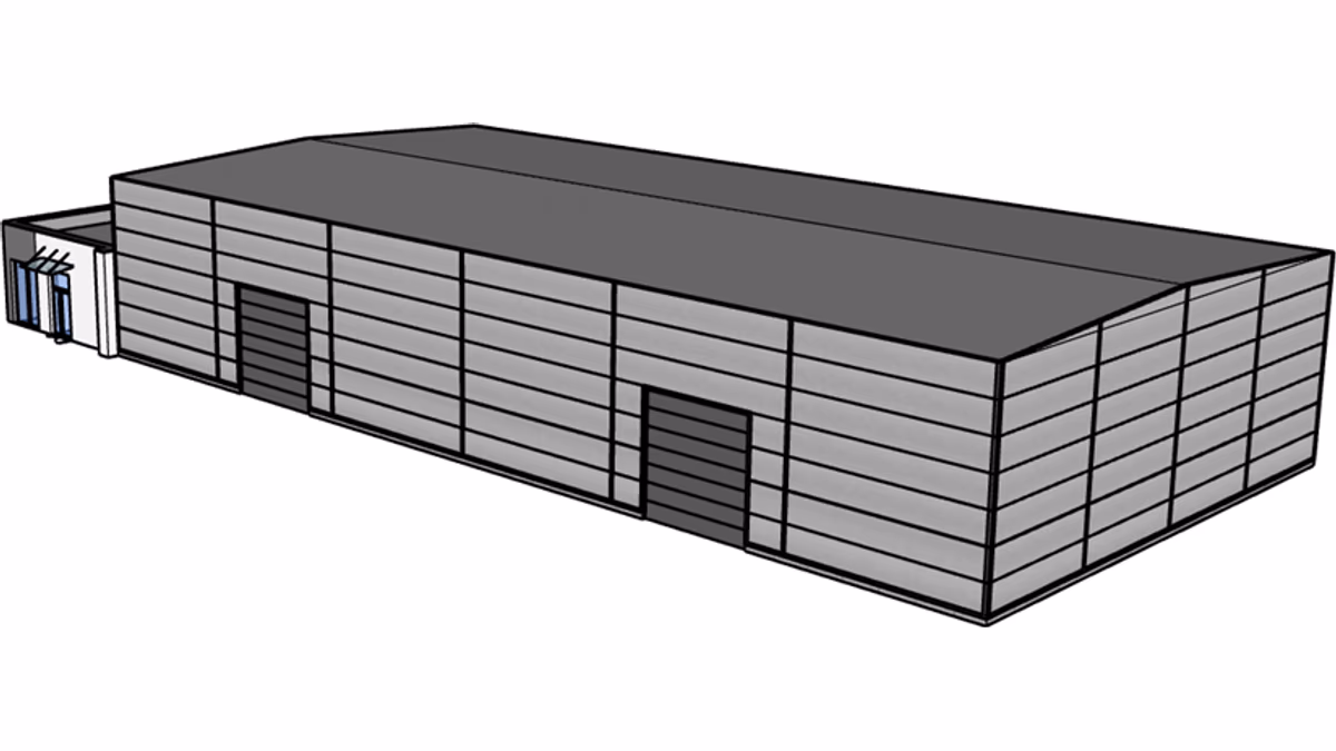 Budynek H20-B1 - widok modelu - zdjęcie 4
