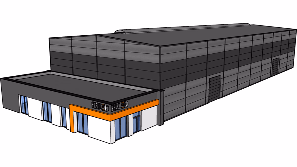 Budynek H24-B1 - widok SketchUp - zdjęcie 1
