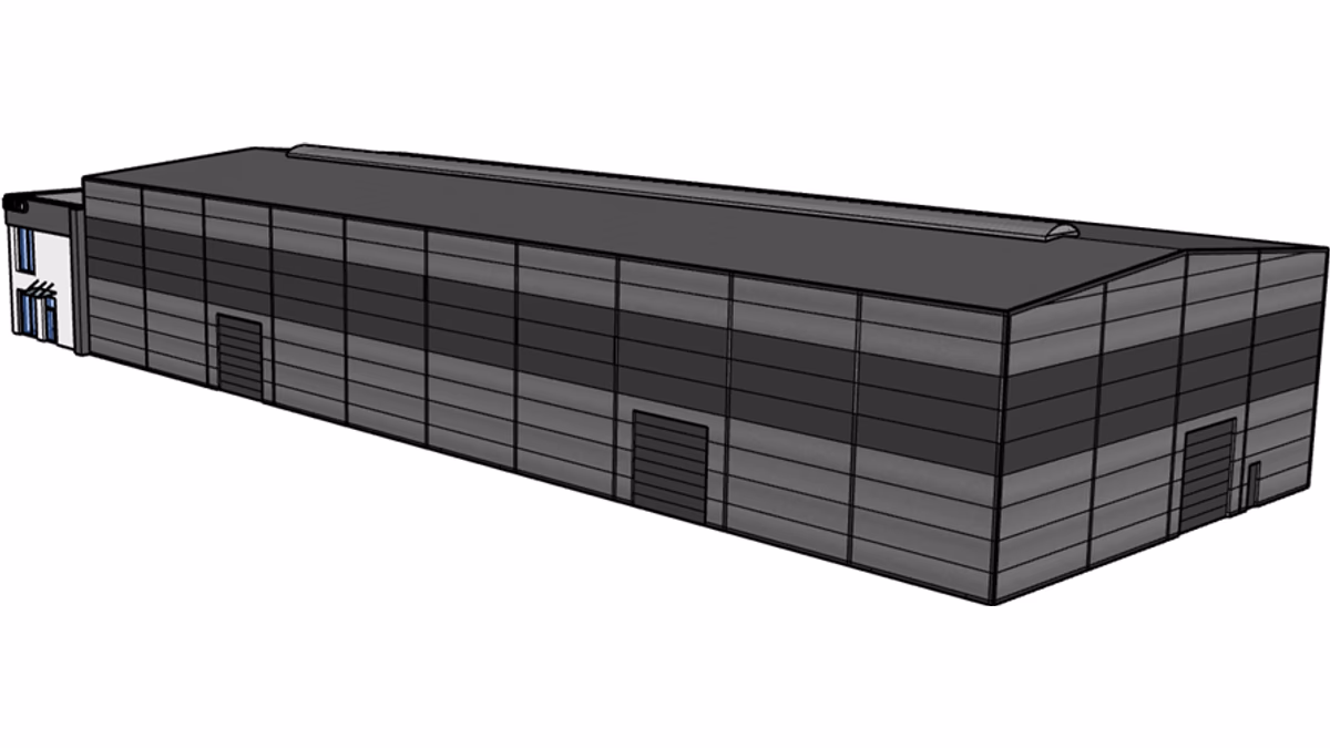 Budynek H24-B2 - widok SketchUp - zdjęcie 4
